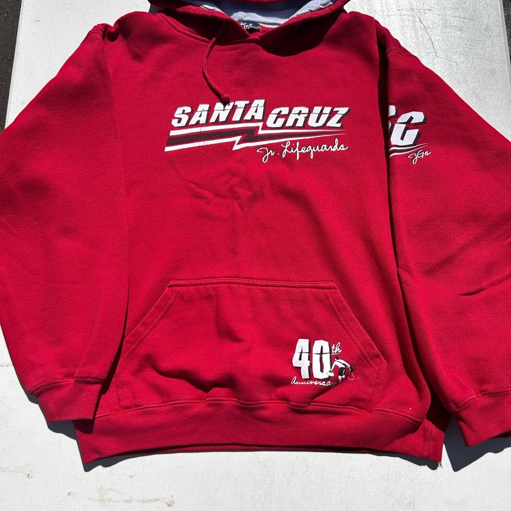 Santa Cruz Skateboards Red Hoodie for Men